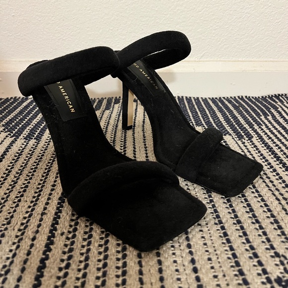 New Good American Terry Cloth Heels - Picture 6 of 11